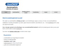 Tablet Screenshot of glassdecor.be